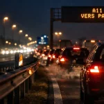 A11 coupée à Angers après un accident : gros bouchons hier soir