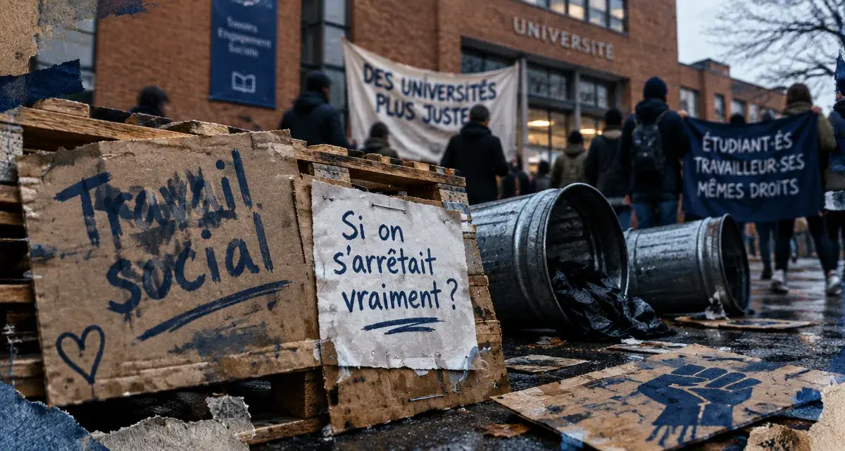 À Angers, l’Arifts bloquée en soutien au mouvement lycéen