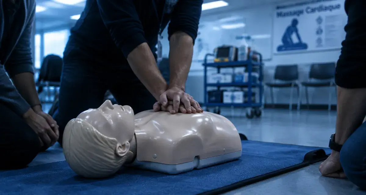 Le CESU du CHU d’Angers participe au défi national du massage cardiaque
