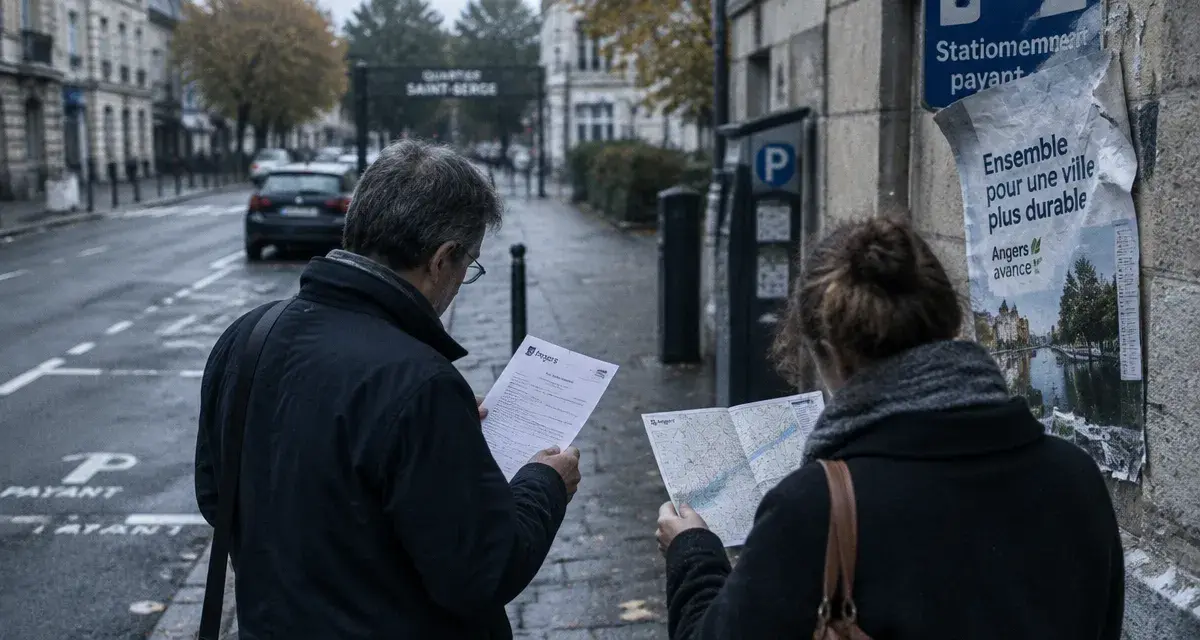 Angers : extension du stationnement payant envisagée à Saint-Serge