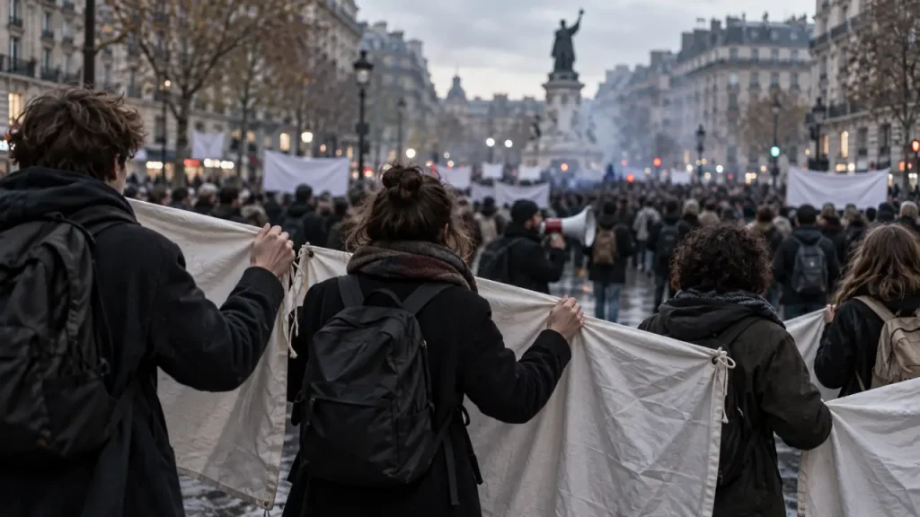 À Angers, environ 500 personnes défilent pour l’enseignement supérieur public