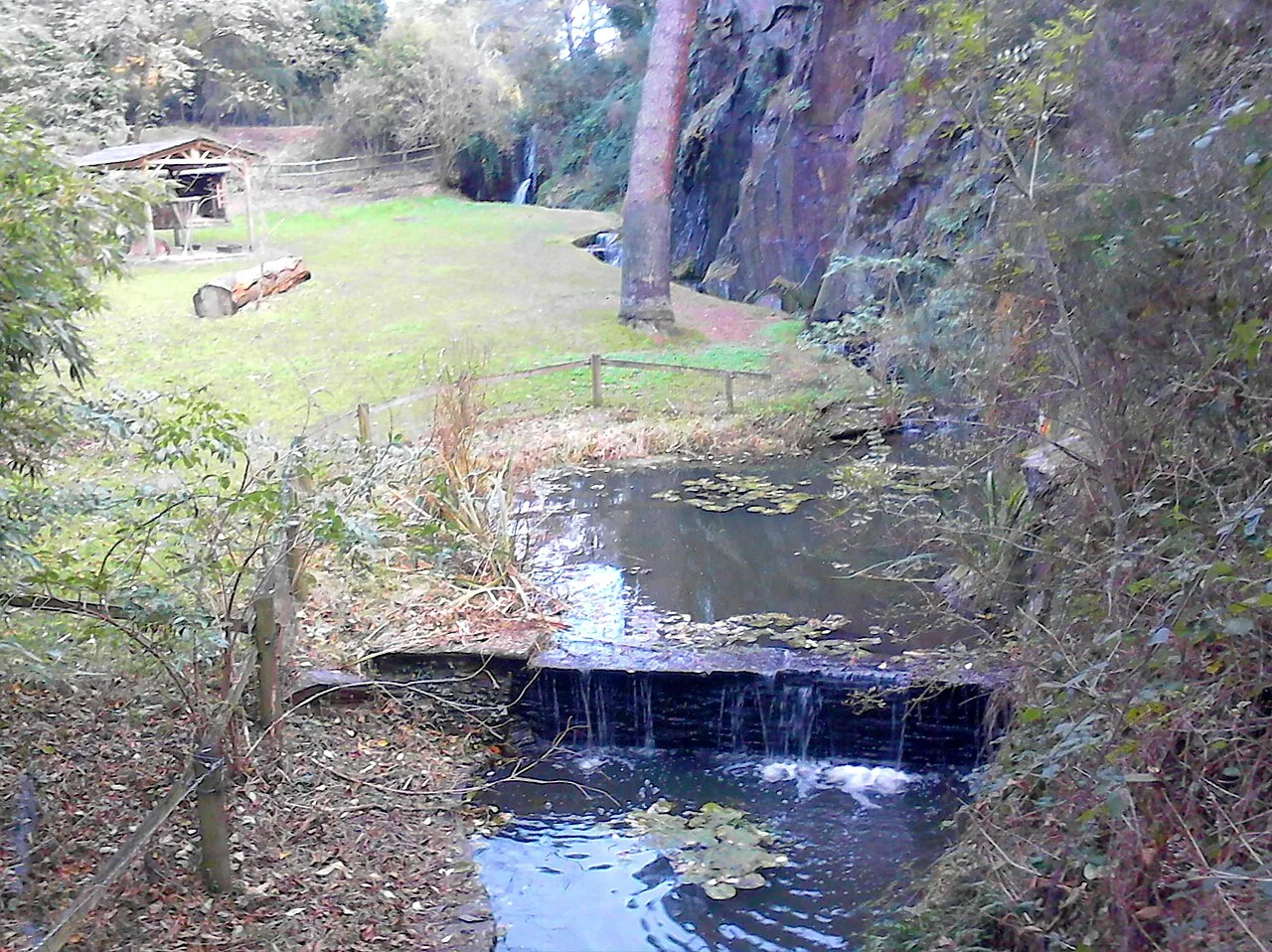 Le parc de la Garenne, près des écoles Robert-Desnos, photographié en décembre 2013.
