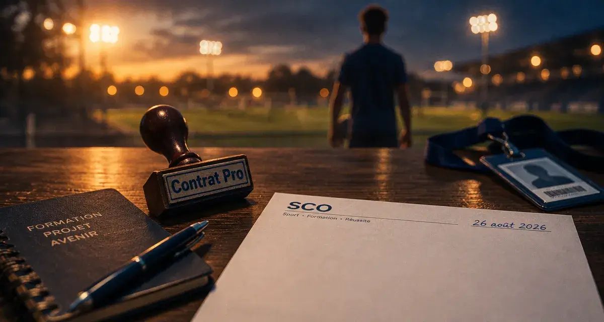 Angers SCO : Jules Bouffandeau signe son premier contrat professionnel
