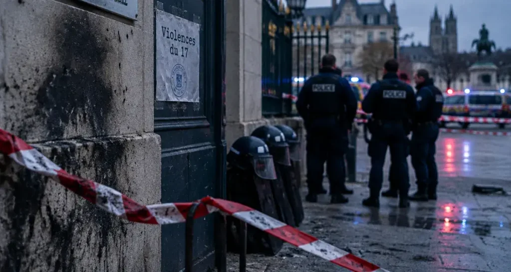 À Angers, sept policiers blessés après les violences du 17 octobre