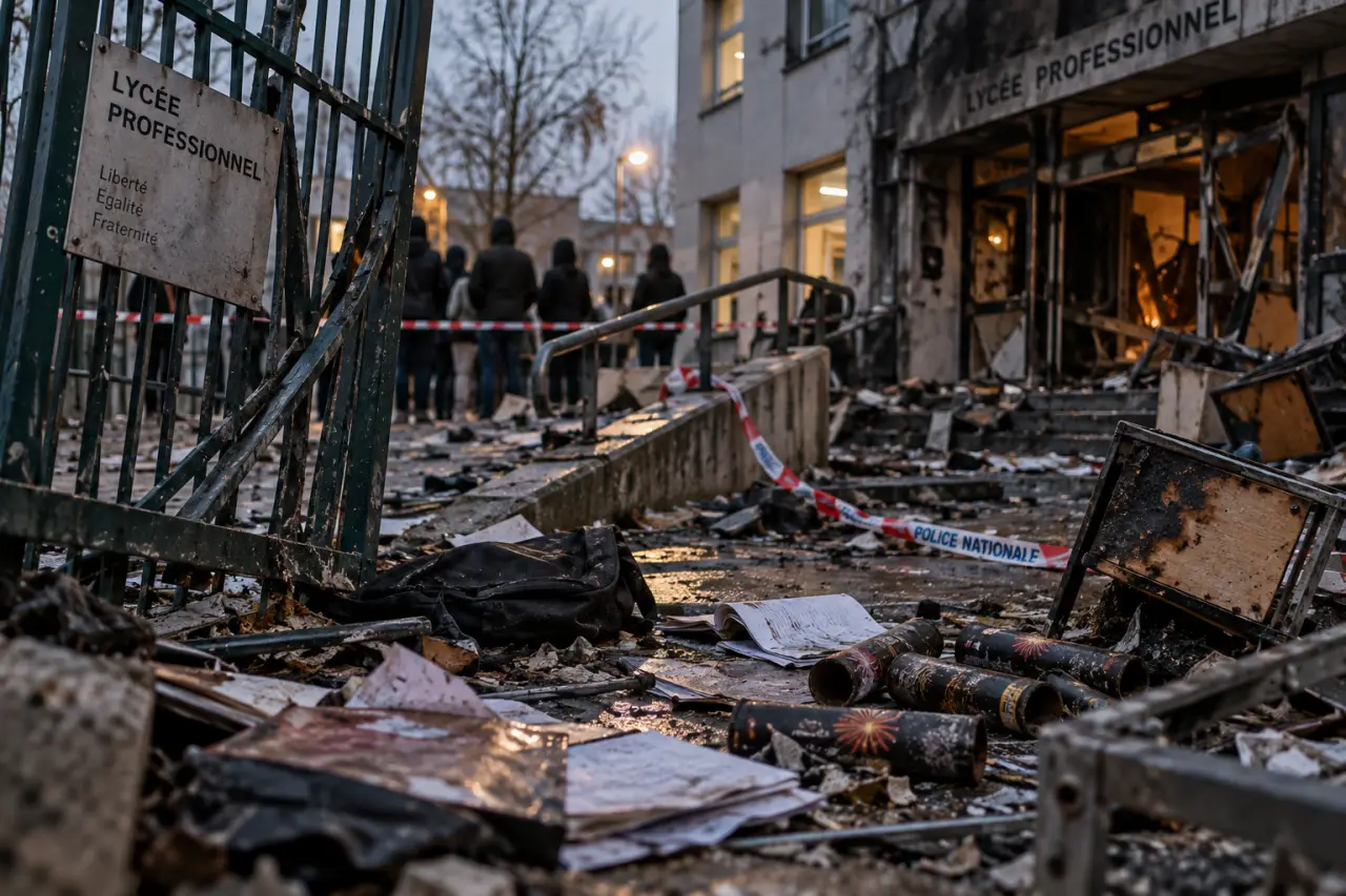 Avrillé : onze interpellations après les incendies et les vols au lycée Paul-Émile-Victor