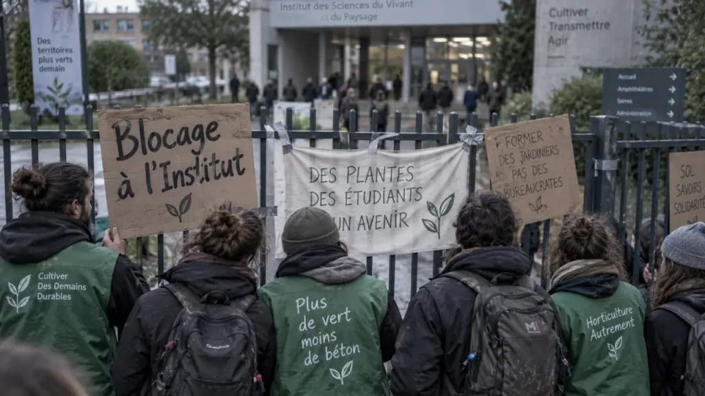 À Angers, des étudiants de l’Institut Agro bloquent leur établissement