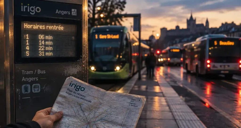 Bus et tram à Angers : les changements sur le réseau Irigo dès lundi