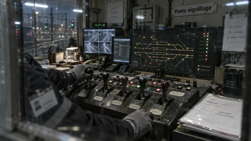 Dans les coulisses du poste d’aiguillage de la gare d’Angers Saint-Laud