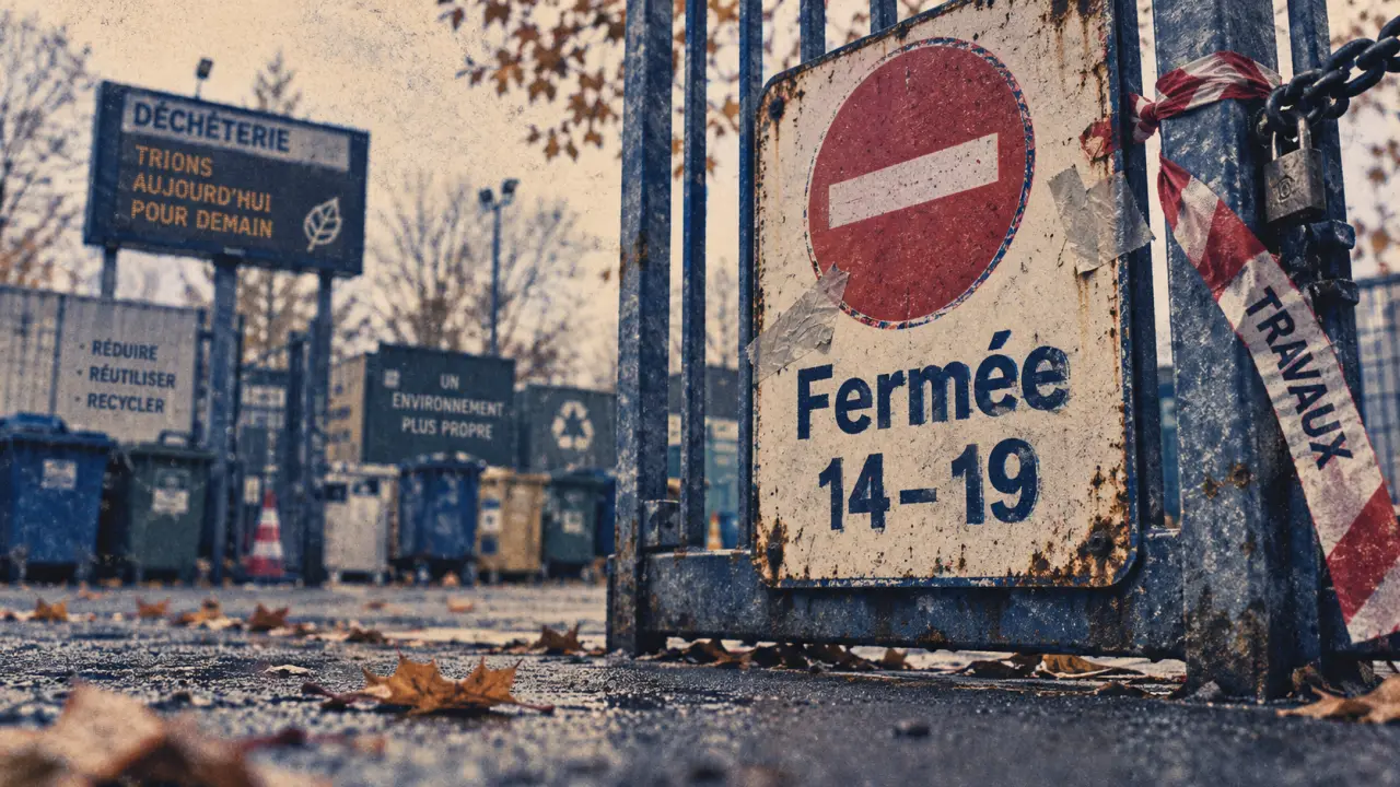 La déchèterie de la Baumette ferme du 14 au 19 septembre pour travaux