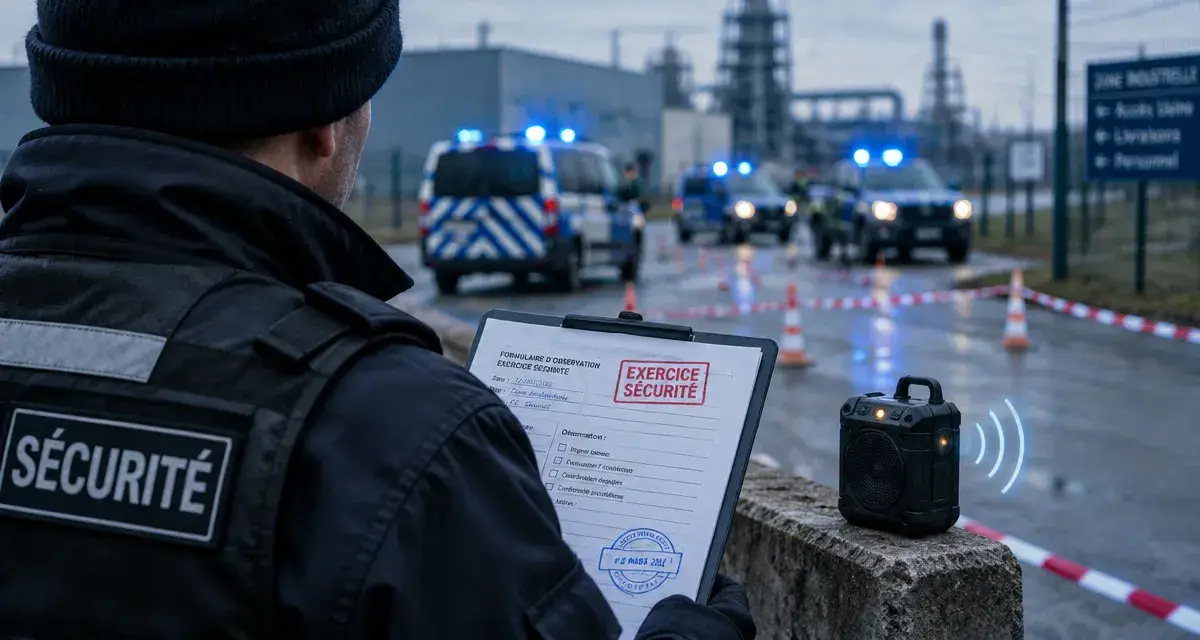 Un exercice de risque chimique organisé à Avrillé
