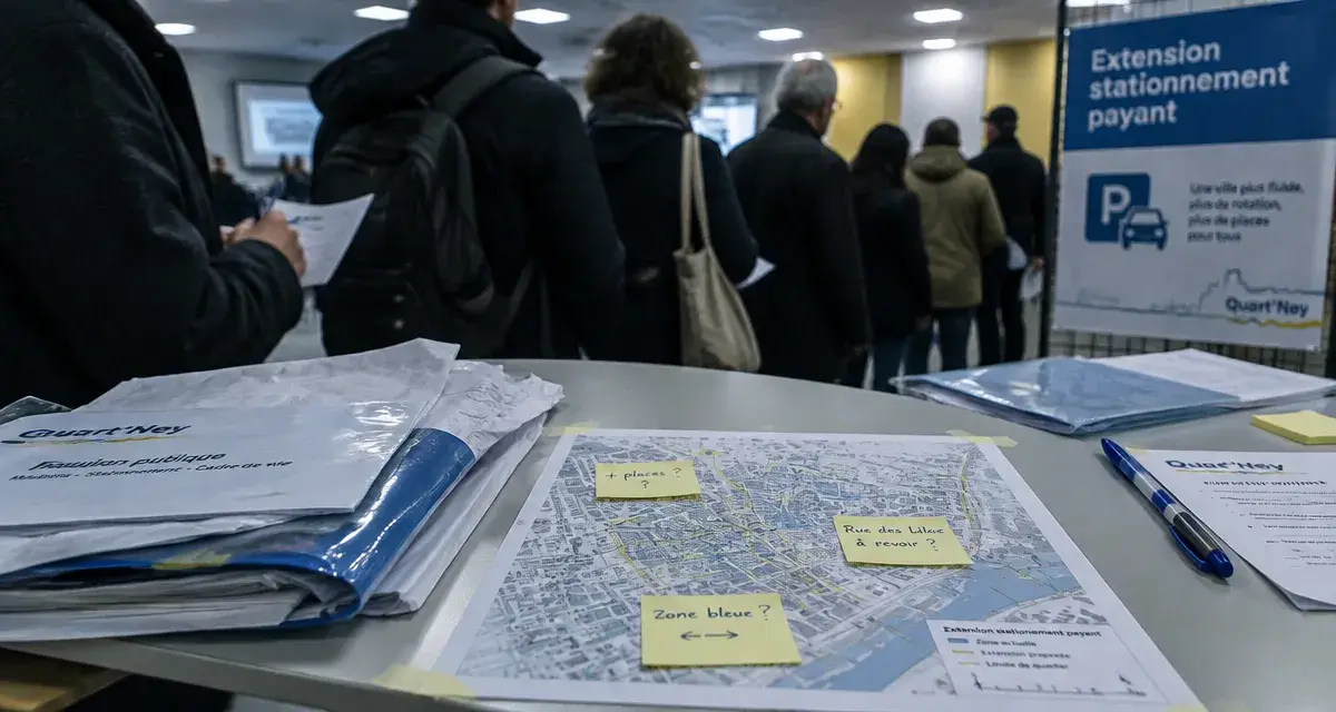 Extension du stationnement payant à Saint-Serge : la municipalité face aux riverains