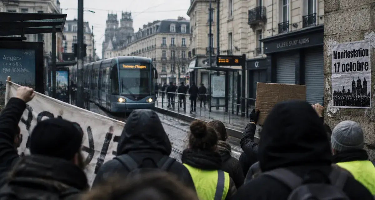 Manifestation du 17 octobre : 6 000 personnes ont défilé à Angers