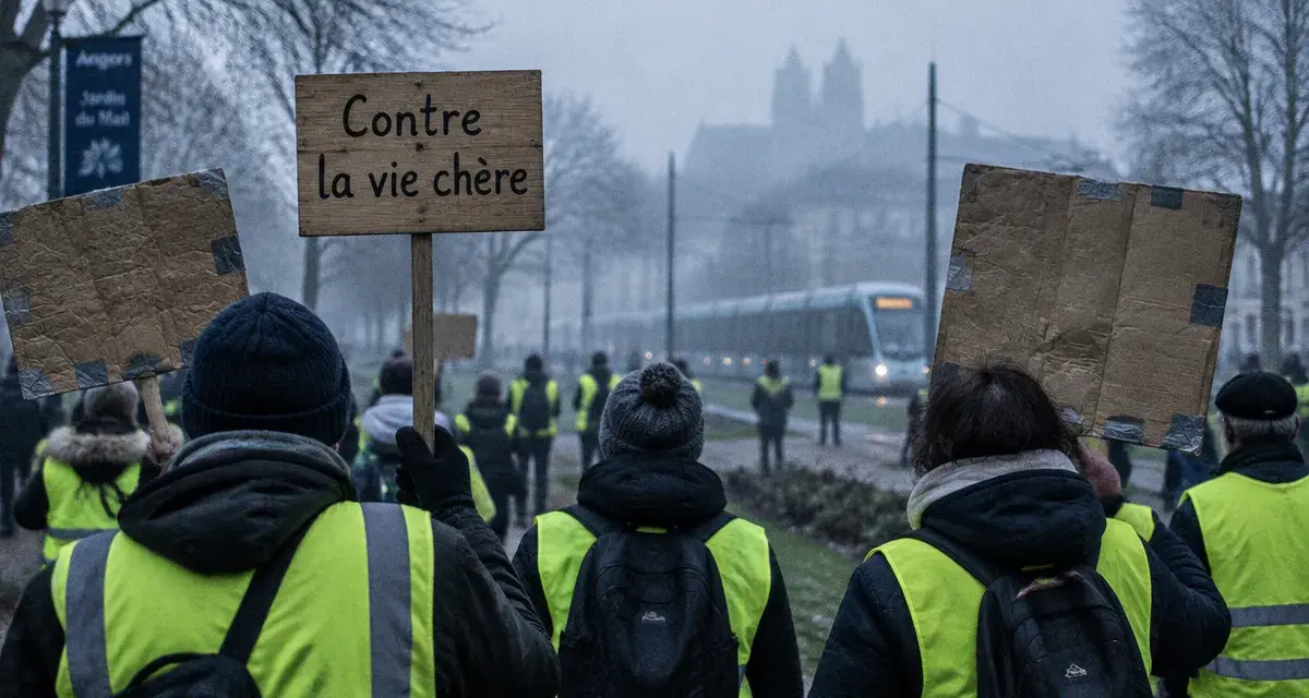 À Angers, environ 800 personnes ont manifesté contre la vie chère