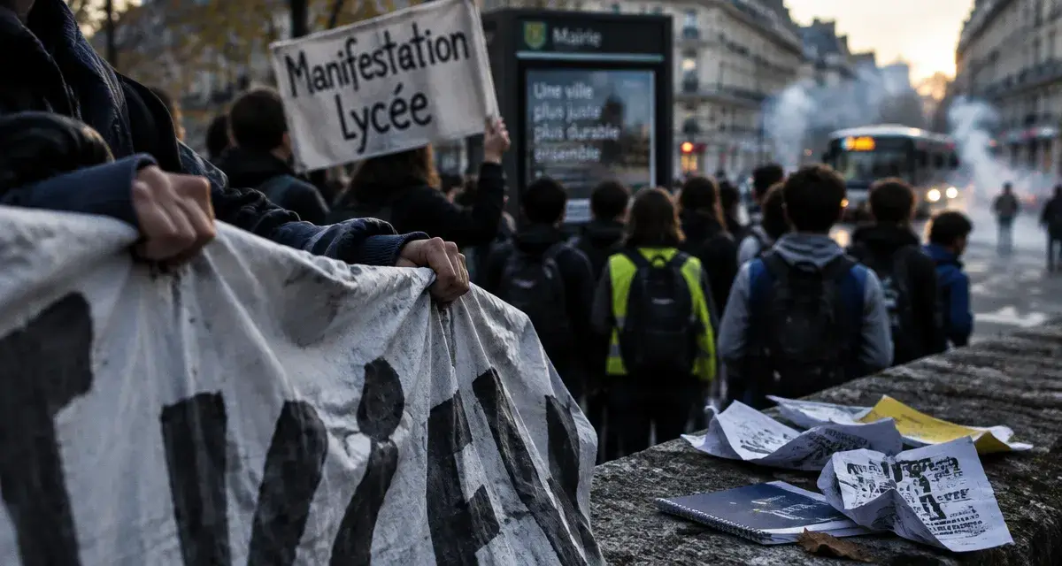 Une manifestation lycéenne annoncée ce mardi à Angers
