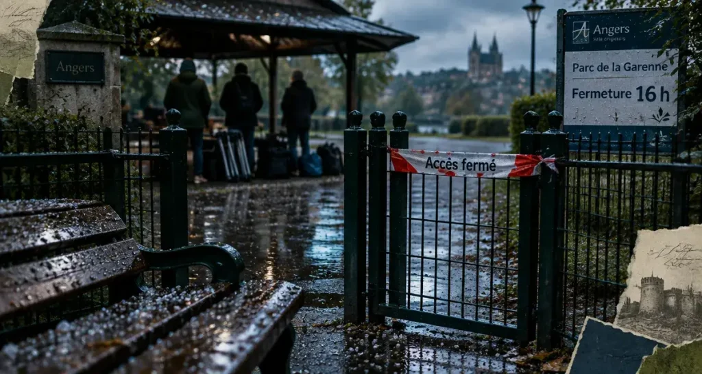 Orages à Angers : les parcs fermés à partir de 16 h ce lundi