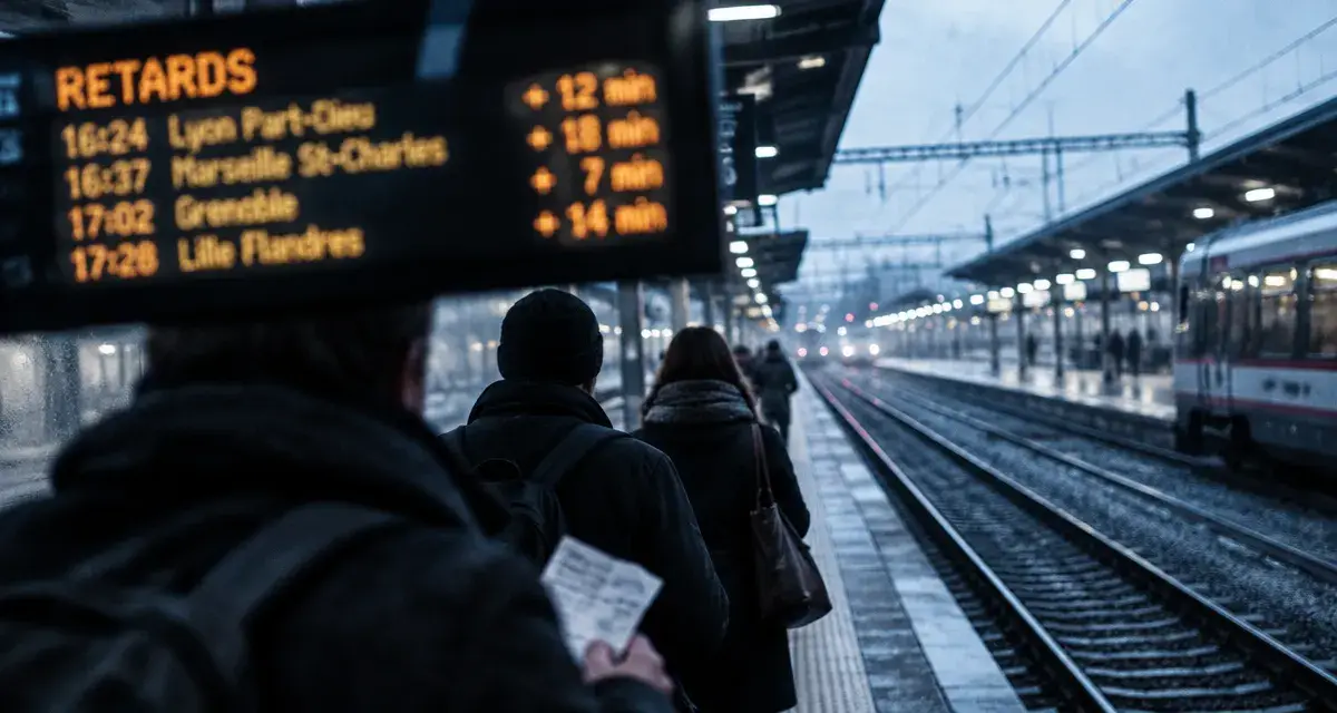 Perturbations ferroviaires majeures en gare d'Angers ce vendredi