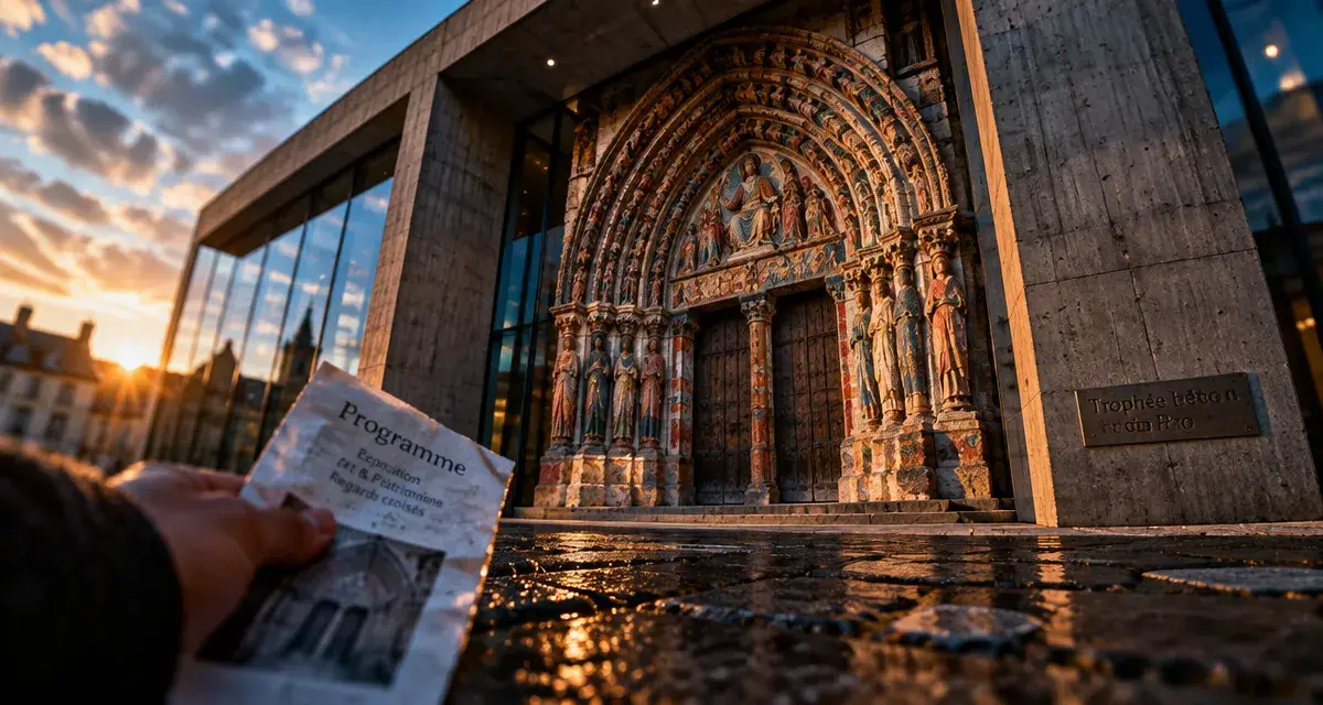 Le portail de la cathédrale d’Angers récompensé par le Trophée béton Pro