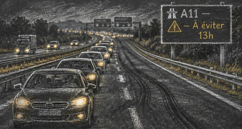 Retours de vacances : l’A11 à éviter ce samedi en Maine-et-Loire