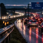 Retours de vacances : trafic dense sur l’A11 et l’A87N autour d’Angers