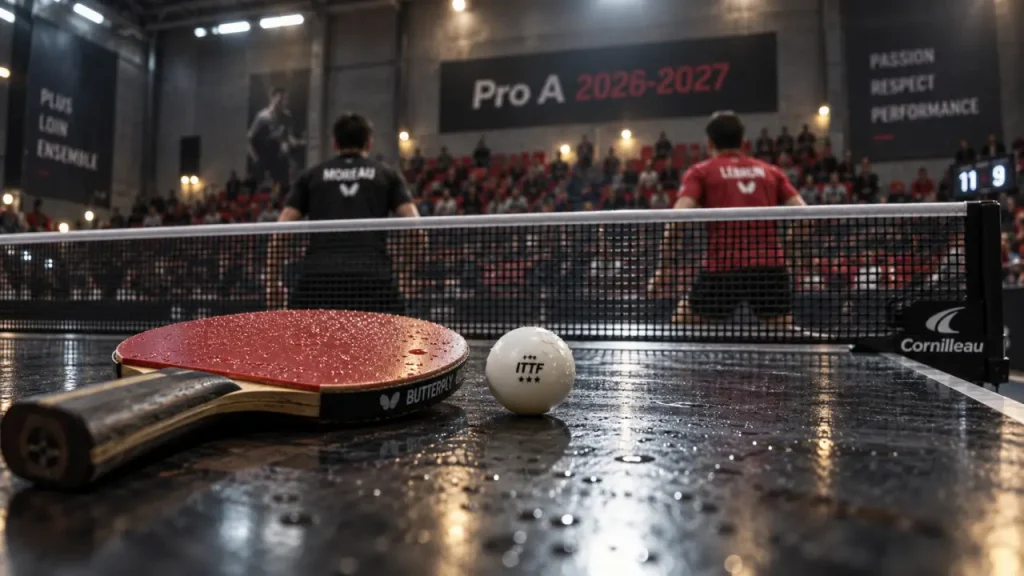 Tennis de table : les Loups d’Angers renversent Montpellier pour l’ouverture