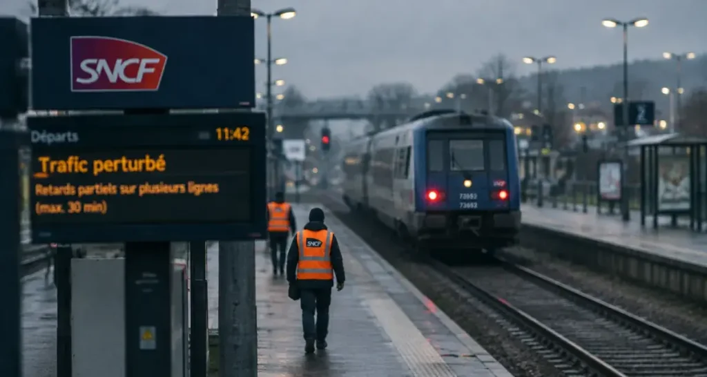Trafic ferroviaire perturbé hier entre Angers et Le Mans