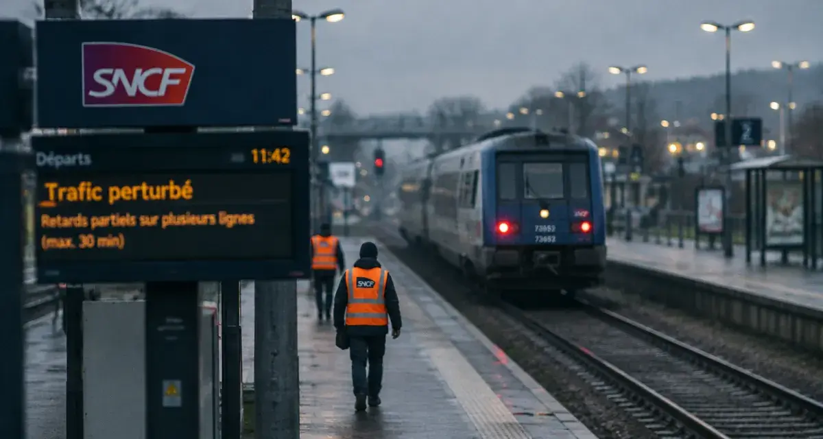 Trafic ferroviaire perturbé hier entre Angers et Le Mans