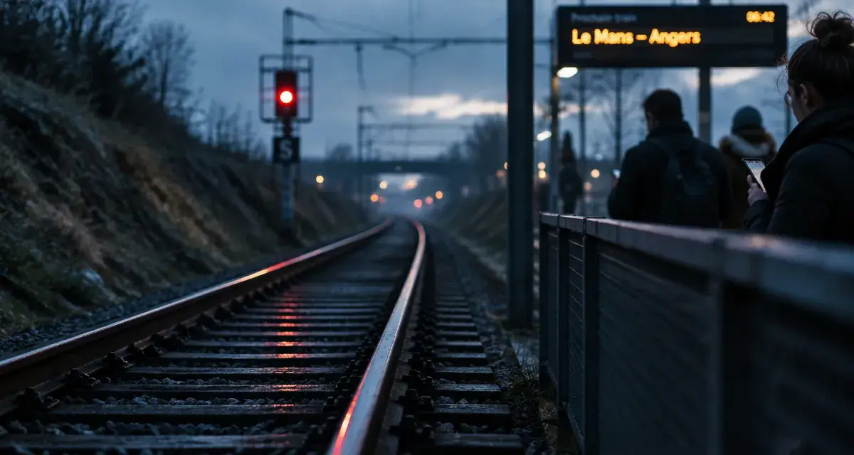 Trafic ferroviaire perturbé entre Le Mans et Angers